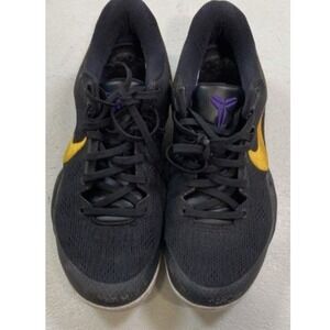 Nike Kobe 8 Protro Mens Size 9 Lakers AwayBasketball Shoes Low Top Sneakers